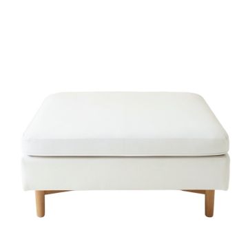 Chartier Uniquely Designed Fabric Upholstered Wooden Ottoman Bed