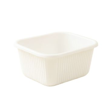 Heath Arc Empty Storage Basket - White