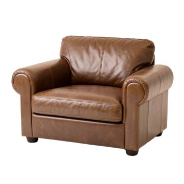 Peng 63 '' Faux Leather Rolled Arm Chesterfield Loveseat