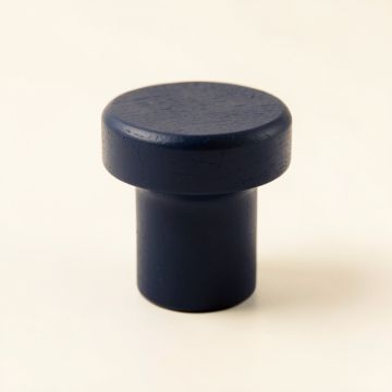 Rowan Bend Cabinet Knob Without Packaging - Navy (synthetic illustration; no displayed measurements)