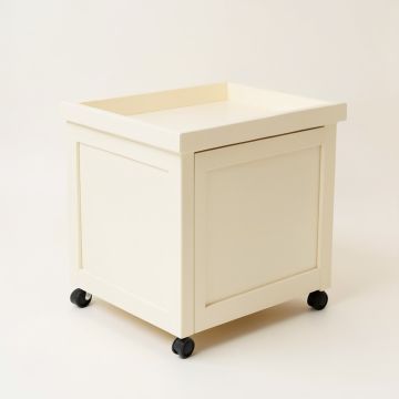 Heath Edge Empty Rolling Workshop Cart - Cream (synthetic illustration; no displayed measurements)