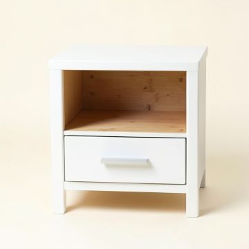 Alder Crossing Nightstand - White (synthetic illustration; no displayed measurements)