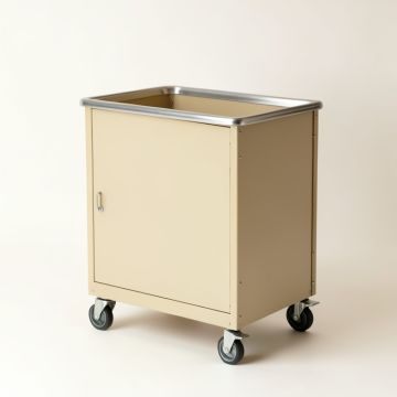 Slate Dale Empty Rolling Workshop Cart - Beige (synthetic illustration; no displayed measurements)