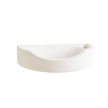 Moss Canyon Wall-Mounted Cat Perch - White