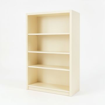 Flint Bluff Freestanding Bookcase - Cream (synthetic illustration; no displayed measurements)