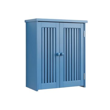 Wren Branch Wall-Mounted Laundry Cabinet - Blue