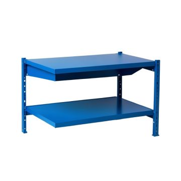Sage Bridge Desktop Shelving Unit - Blue (synthetic illustration; no displayed measurements)