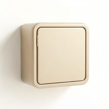 Brook Bridge Wall-Mounted Laundry Cabinet - Beige (synthetic illustration; no displayed measurements)