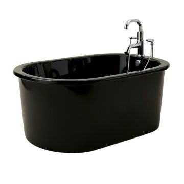 67 '' X 31 '' Freestanding Soaking Acrylic Bathtub With Faucet