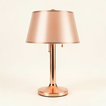 Maurice 34 '' Gemvara Rose Gold Table Lamp (synthetic illustration; no displayed measurements)