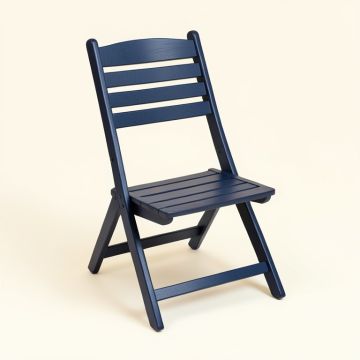 Ridge Canyon Folding Outdoor Chair - Navy (synthetic illustration; no displayed measurements)