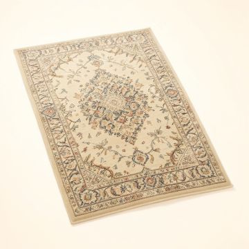 Jules Oriental Natural/Ocean Area Rug (synthetic illustration; no displayed measurements)