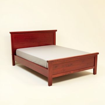 Shaker Solid Wood Platform Bed (synthetic illustration; no displayed measurements)