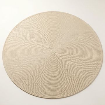 Shore Brook Round Area Rug - Beige (synthetic illustration; no displayed measurements)