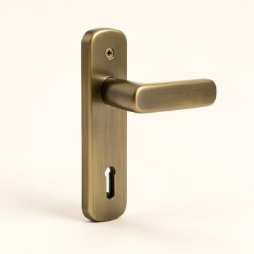 Passage Lever Door Handle [ Non-Locking Lever Set ] For Hallway Doors (synthetic illustration; no displayed measurements)