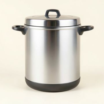 Ybm Home Korkmaz Turbo Stainless Steel Pressure Cooker (synthetic illustration; no displayed measurements)