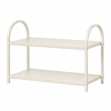Sage Bend Desktop Shelving Unit - Ivory