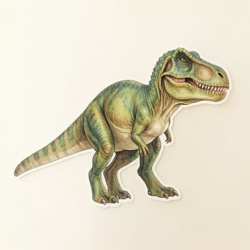 Mangano Watercolor Dinosaurs Jurassic Wall Sticker (synthetic illustration; no displayed measurements)