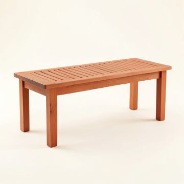 Harbor Branch Indoor Bench - Terracotta (synthetic illustration; no displayed measurements)