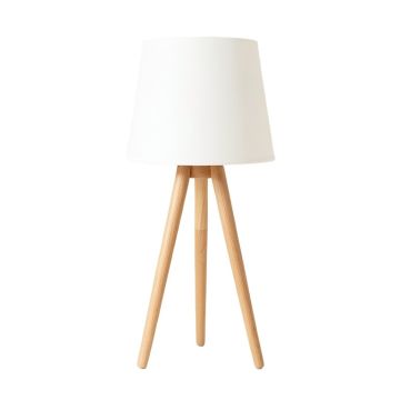 Spruce Arc Floor Lamp With A Plain Fabric Shade - White (synthetic illustration; no displayed measurements)
