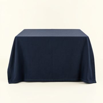 Brook Bend Flat Bed Sheet - Navy (synthetic illustration; no displayed measurements)