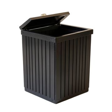 Field Brook Closed Garden Compost Bin - Black