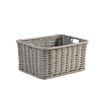 Holly Canyon Empty Storage Basket - Gray