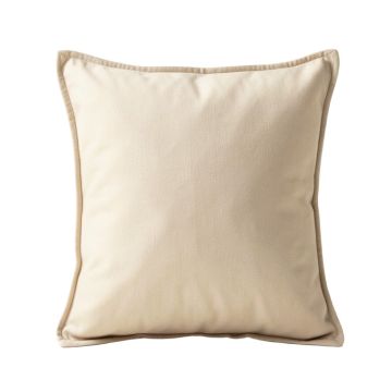 Oak Branch Filled Accent Pillow - Beige