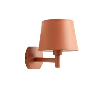 Rowan Branch Wall Sconce Mounted On A Plain Wall - Terracotta