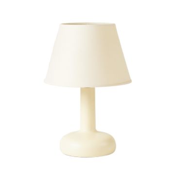 Pine Bluff Table Lamp With A Plain Fabric Shade - Cream