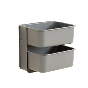 Homz Off Wall Organizer With Wall Basket