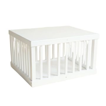 Ridge Brook Empty Furniture-Style Pet Crate - White