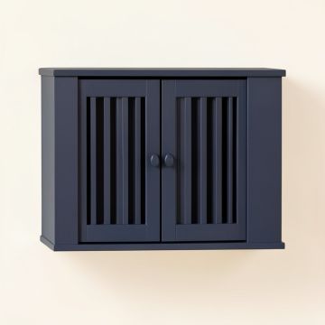 Cove Dale Wall-Mounted Entry Cabinet - Navy (synthetic illustration; no displayed measurements)