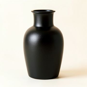 Cedar Bridge Empty Decorative Vase - Black (synthetic illustration; no displayed measurements)