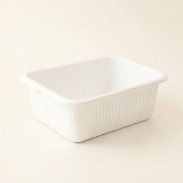 Willow Canyon Empty Storage Basket - White (synthetic illustration; no displayed measurements)
