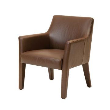 Luman Bonded Leather Dining Chair