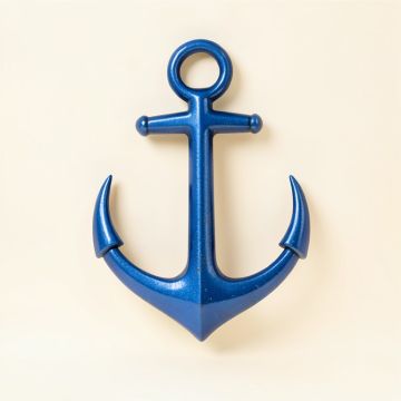 Nautical Anchor Compass Wall Décor (synthetic illustration; no displayed measurements)