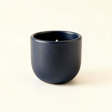 Dawn Crest Empty Candle Holder - Navy (synthetic illustration; no displayed measurements)