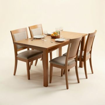 Liles 5 Piece Breakfast Dining Set (synthetic illustration; no displayed measurements)