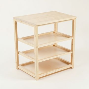 Linden Bluff Empty Countertop Canister Rack - Ivory (synthetic illustration; no displayed measurements)