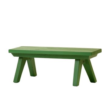 Laurel Edge Indoor Bench - Green