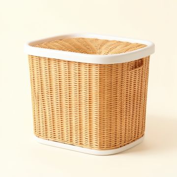 Fern Crossing Laundry Hamper - White (synthetic illustration; no displayed measurements)