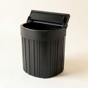 Cedar Crest Closed Garden Compost Bin - Black (synthetic illustration; no displayed measurements)
