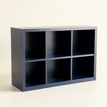 Bay Bridge Freestanding Bookcase - Navy (synthetic illustration; no displayed measurements)
