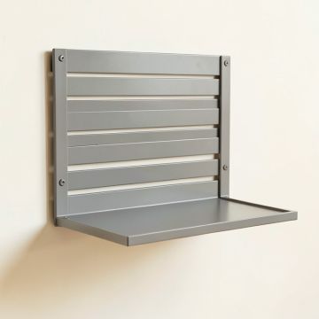 Cove Bend Wall-Mounted Entryway Organizer Shelf - Gray (synthetic illustration; no displayed measurements)