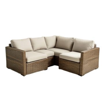 Lucey Patio Sectional With Cushions