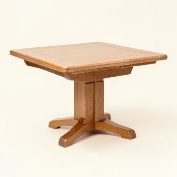 35 '' 4 - Player Oak Card Table (synthetic illustration; no displayed measurements)