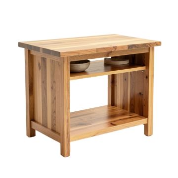 Cuthbert Kitchen Cart With Butcher Block