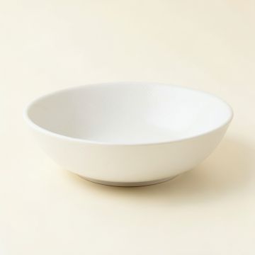 Clay Crossing Dining Bowl - White (synthetic illustration; no displayed measurements)