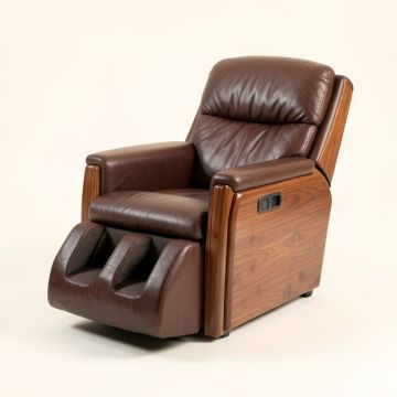 Reclining Heated Massage Chair (synthetic illustration; no displayed measurements)